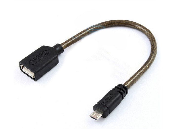 C&#225;p USB OTG 2.0 to Micro USB Unitek (Y-C 438)